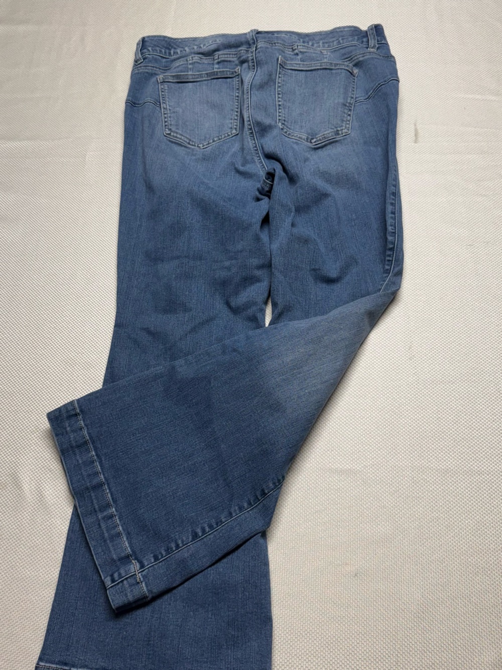 Bonds Women's Light Blue Flared Jeans - Picture 3 of 7